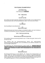 GeschÃ¤ftsordnung der Rechtsanwaltskammer in der Fassung vom ...