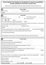 sample submission and owner consent form - RALIE