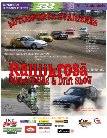 20 â 21.oktobris - Rallycross info