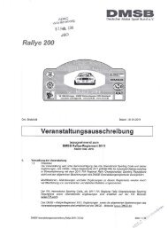 Ausschreibung - Rallye Hohenlohe