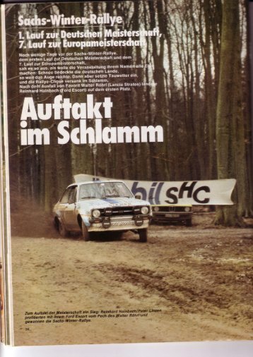 Rallye Racing, April 1978 - Rallye Frieg