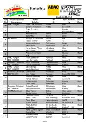 Starterliste - rallye200-info