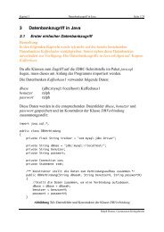 3 Datenbankzugriff in Java - Ralph Henne