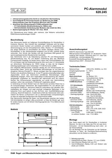 PC-Alarmmodul 620.245