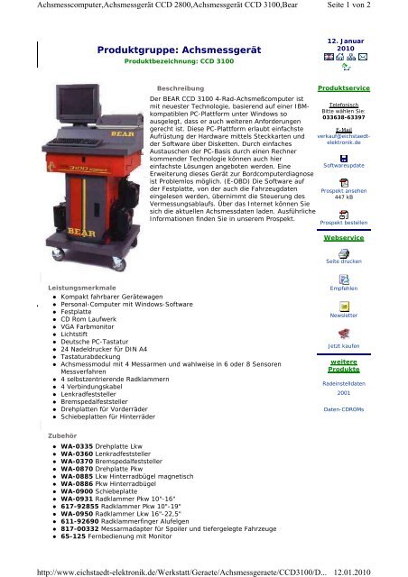 CCD 3100 - Eichstädt Elektronik