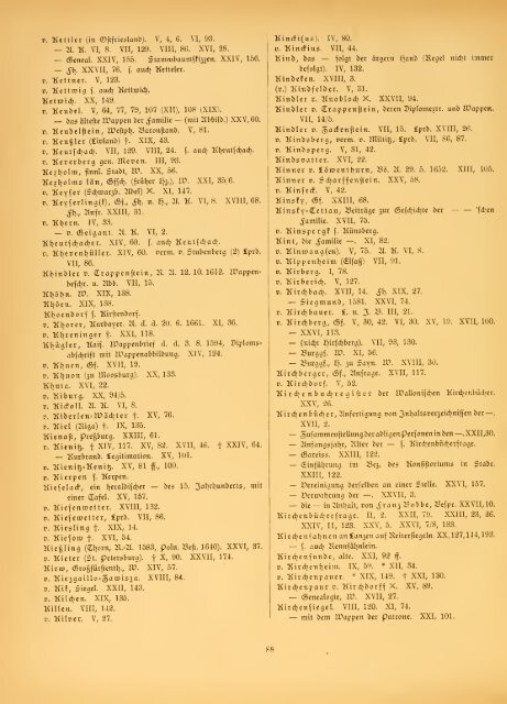 Gesamt-Register zu Jahrgang I-XXVI (1870-1895) der ... - Rambow