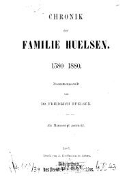 Chronik der Familie Huelsen 1580-1880 - Rambow.de