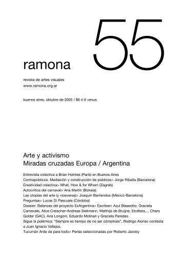 ramona 055 - oktubre de 2005 - Arte y activismo