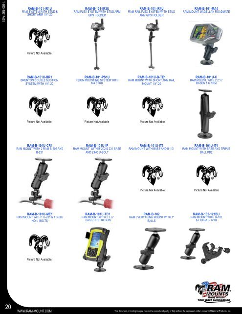 RAM Mount Catalog - RAM Mounts