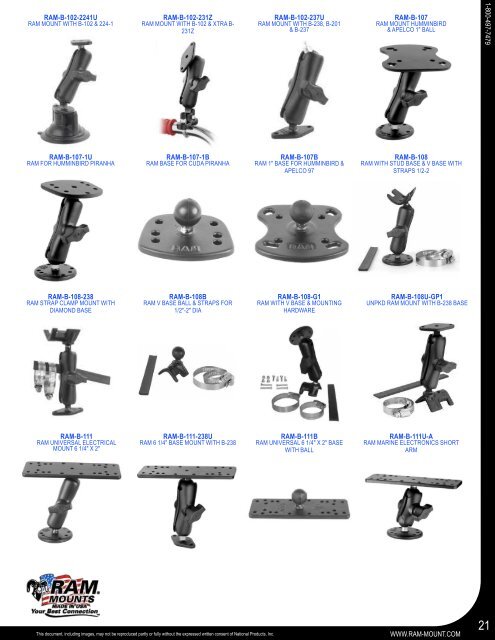 RAM Mount Catalog - RAM Mounts