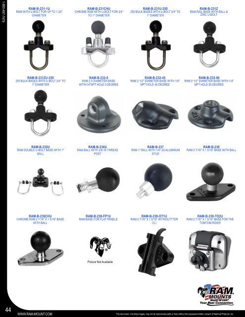 RAM Mount Catalog - RAM Mounts