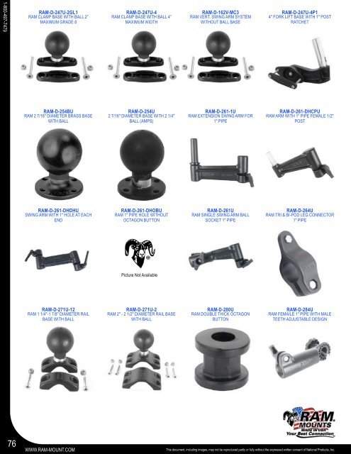 RAM Mount Catalog - RAM Mounts