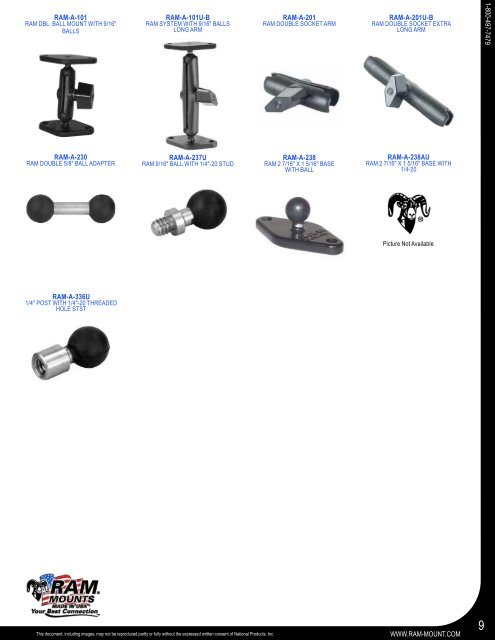 RAM Mount Catalog - RAM Mounts