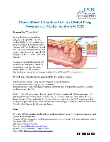 jsb market research pharmapoint ulcerative colitis Jsb market research – pharmapoint: ulcerative colitis – global drug forecast and market analysis to 2022 products and technologies, and companies likely to impact the cancer companion diagnostic test market in the future - formulate effective sales. jsb market research pharmapoint ulcerative colitis Jsb market research – pharmapoint: ulcerative colitis – global drug forecast and market analysis to 2022 products and technologies, and companies likely to impact the cancer companion diagnostic test market in the future - formulate effective sales.