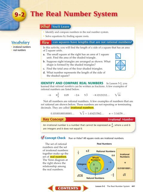 Pre-Algebra Chapter 9