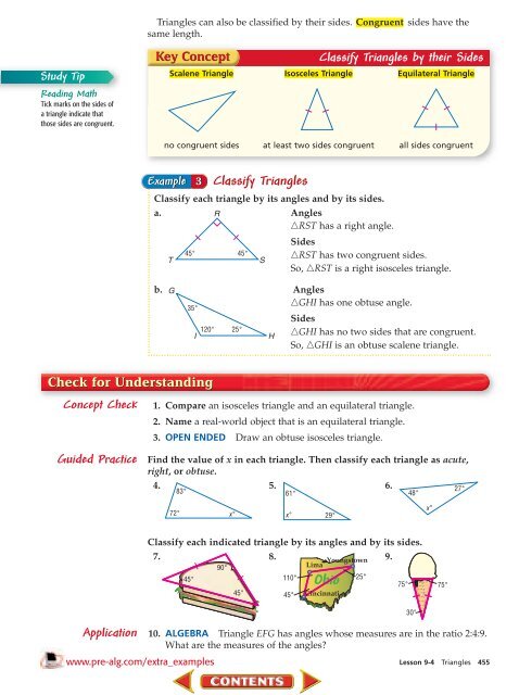 Pre-Algebra Chapter 9