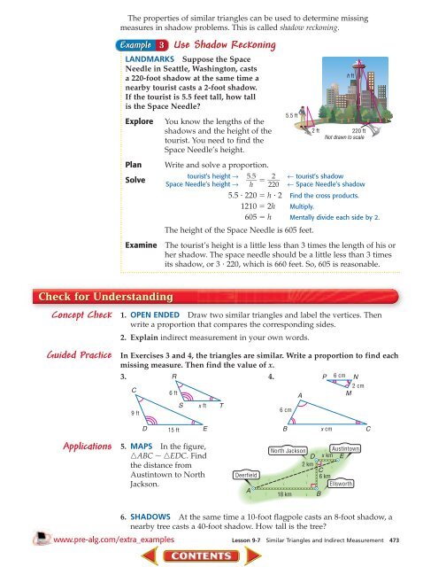 Pre-Algebra Chapter 9