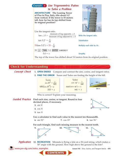 Pre-Algebra Chapter 9