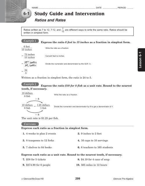 Glencoe Algebra 2 5 6 Study Guide And Intervention Answers Study Poster Glencoe Algebra 2 5 6 Study Guide And Intervention Answers Study Poster