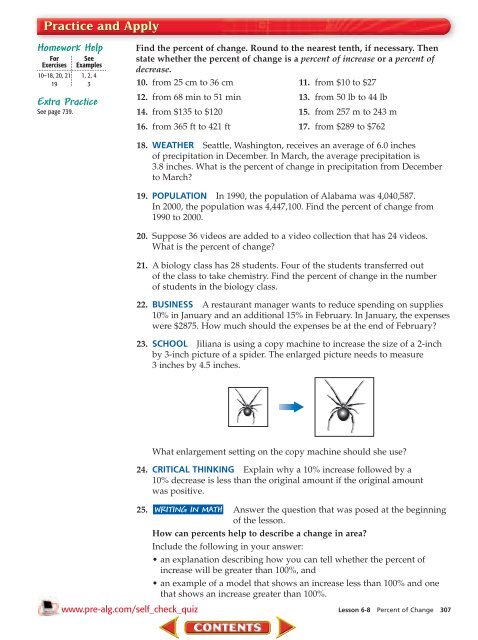 Pre-Algebra Chapter 6 - Ramsey School District