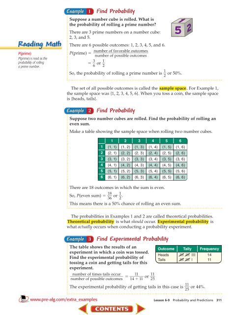 Pre-Algebra Chapter 6 - Ramsey School District