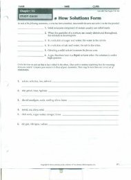 worksheet packet