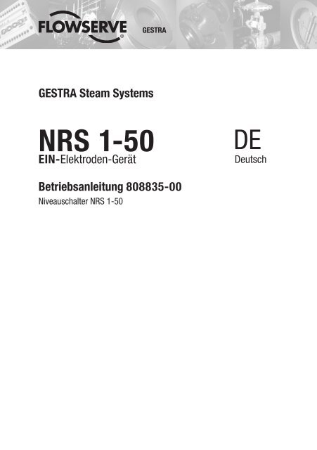 Anleitung NRS 1-50 Ein-Elektroden-Gerät - André Ramseyer AG