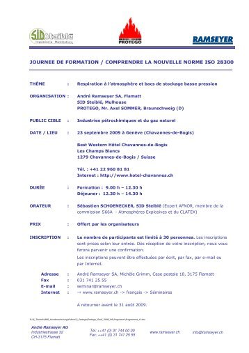 journee de formation / comprendre la nouvelle norme iso 28300