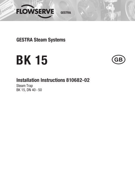 Installation Instructions 810682-02 GESTRA Steam Systems - André ...