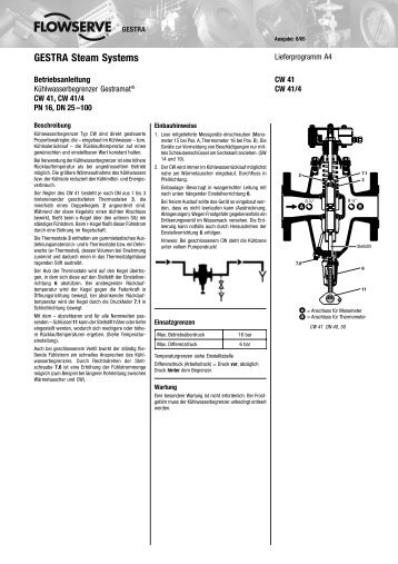 GESTRA Steam Systems - André Ramseyer AG