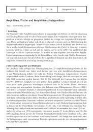 Amphibien, Fische und AmphibienschutzgewÃ¤sser - RANA