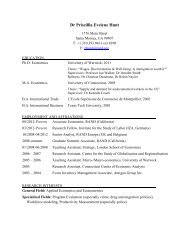 Download CV - RAND Corporation