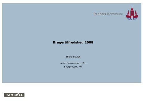 Brugertilfredshed 2008 - Randers Kommune