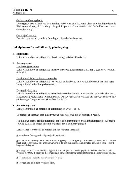 Lokalplan nr. 181 - Randers Kommune