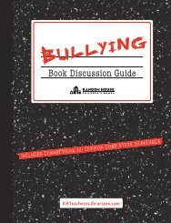 Bullying Discussion Guide - Random House