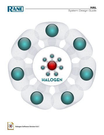 HAL System Design Guide for Halogen 3.0 (6M) - Rane