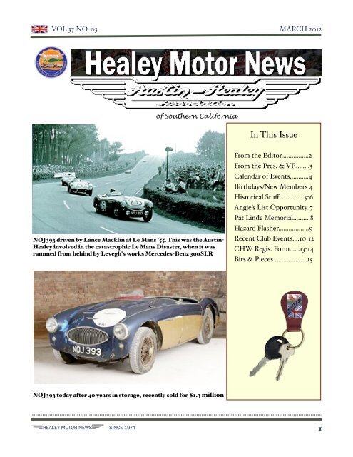 FREE - Austin-Healey Association of Southern California