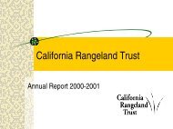 Board - The California Rangeland Trust