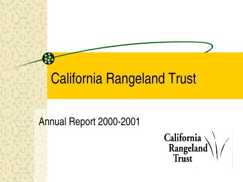 Board - The California Rangeland Trust