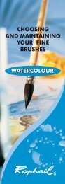 watercolour choosing and maintaining your fine brushes - Raphaël