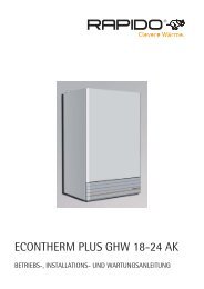 ECONTHERM PLUS GHW 18-24 AK.indd - bei der WÃ¤rmetechnik ...