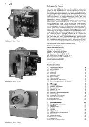 Sehr geehrter Kunde, Inhaltsverzeichnis 1. Technische Daten 4 2 ...