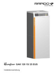 GAK 120 15/ 25 EUS - bei der WÃ¤rmetechnik Service GmbH