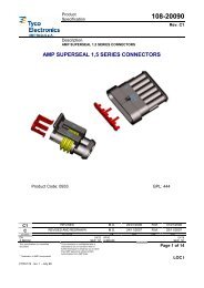 amp superseal 1,5 series connectors - Produktinfo.conrad.com