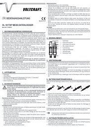 bedienungsanleitung dl-181thp mess-datenlogger - Produktinfo ...