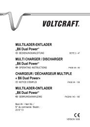 MULTILADER-ENTLADER „B6 Dual Power“ - Produktinfo.conrad.com