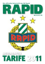 MEDIADATEN - SK Rapid Wien