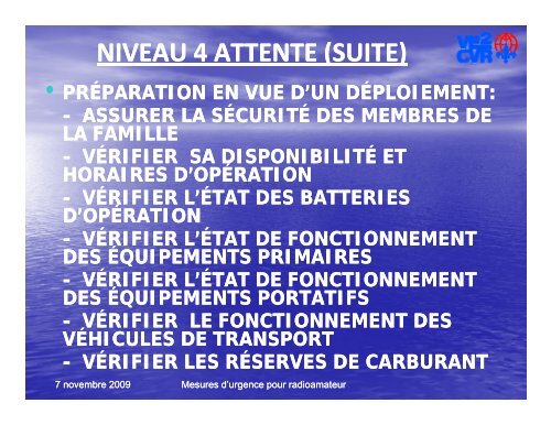 Formation en mesure d'urgence - Radio Amateur du QuÃ©bec