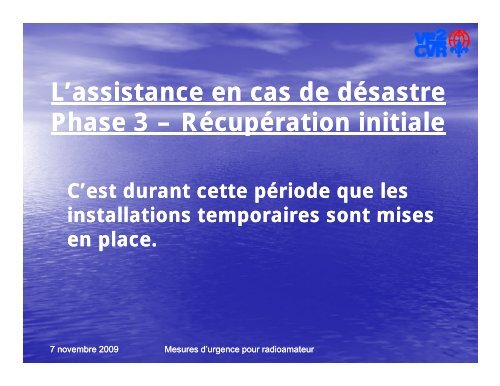 Formation en mesure d'urgence - Radio Amateur du QuÃ©bec