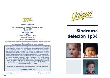 SÃ­ndrome deleciÃ³n 1p36 - Unique - The Rare Chromosome ...